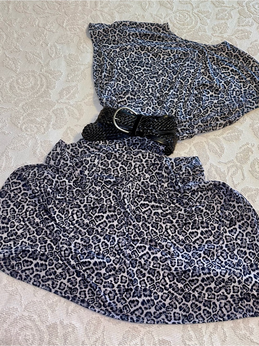 *FINAL SALE* Black Gray White Leopard Print Straight Boxy Maxi Dress 3X Plus